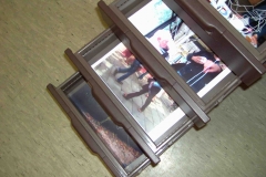 Gesamtrauminstallationen im Hafthaus Herne von kunstgruppe GOTTLIEB, Dokumentationsinstallation Find The Net, Foto: © KGGB