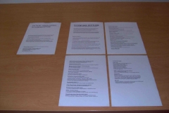 Gesamtrauminstallationen im Hafthaus Herne von kunstgruppe GOTTLIEB, Dokumentationsinstallation Find The Net, Foto: © KGGB