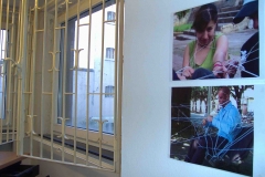 Gesamtrauminstallationen im Hafthaus Herne von kunstgruppe GOTTLIEB, Dokumentationsinstallation Find The Net, Foto: © KGGB