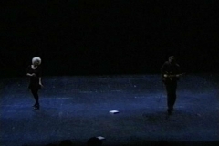 kunstgruppe GOTTLIEB mit ihrem Werk Erben der Gegenwart im Hebbel Theater Berlin, Foto: Archiv © KGGB