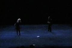 kunstgruppe GOTTLIEB mit ihrem Werk Erben der Gegenwart im Hebbel Theater Berlin, Foto: Archiv © KGGB