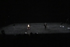 kunstgruppe GOTTLIEB mit ihrem Werk Erben der Gegenwart im Hebbel Theater Berlin, Foto: Archiv © KGGB