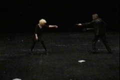 kunstgruppe GOTTLIEB mit ihrem Werk Erben der Gegenwart im Hebbel Theater Berlin, Foto: Archiv © KGGB