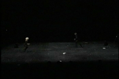 kunstgruppe GOTTLIEB mit ihrem Werk Erben der Gegenwart im Hebbel Theater Berlin, Foto: Archiv © KGGB