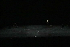 kunstgruppe GOTTLIEB mit ihrem Werk Erben der Gegenwart im Hebbel Theater Berlin, Foto: Archiv © KGGB